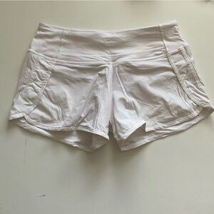 Lululemon Athletica Hotty Hot Shorts White Athletic Shorts